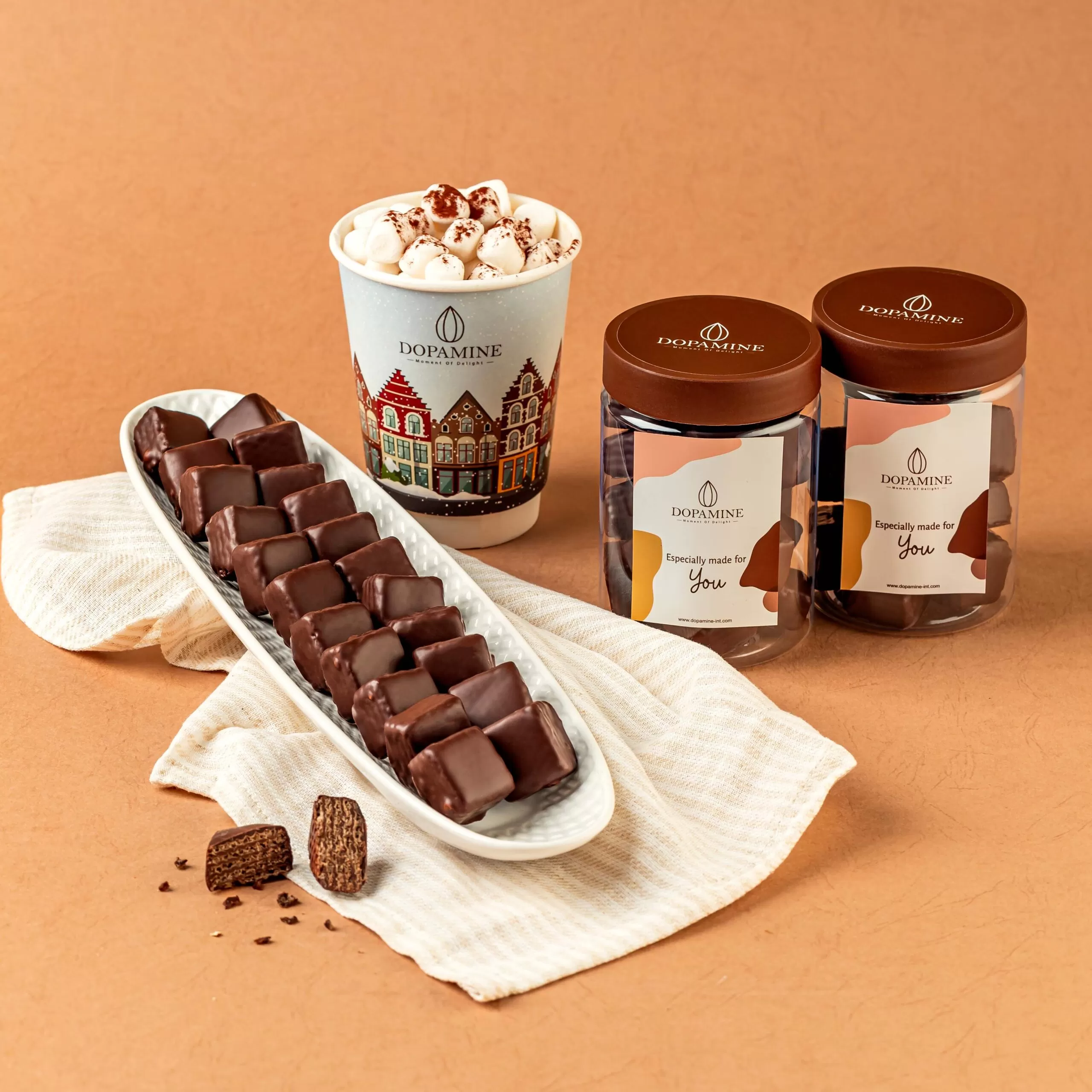 Dark Chocolate Wafer – 20 pcs-150Gm